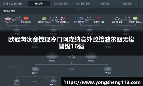 欧冠淘汰赛惊现冷门阿森纳意外败给波尔图无缘晋级16强